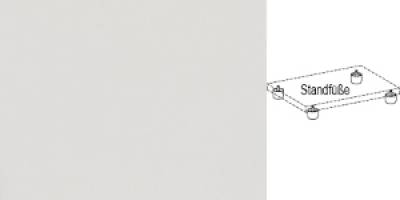 Regal TEN 4 OH 120 cm breit Sichtrückwand